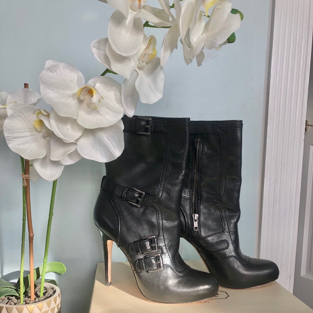 Coach Black Marsha Boot Size 8 - image 1